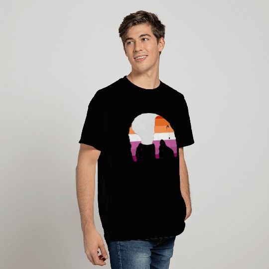 Mountain Tapir with Rainbow Pride Flag T Shirts