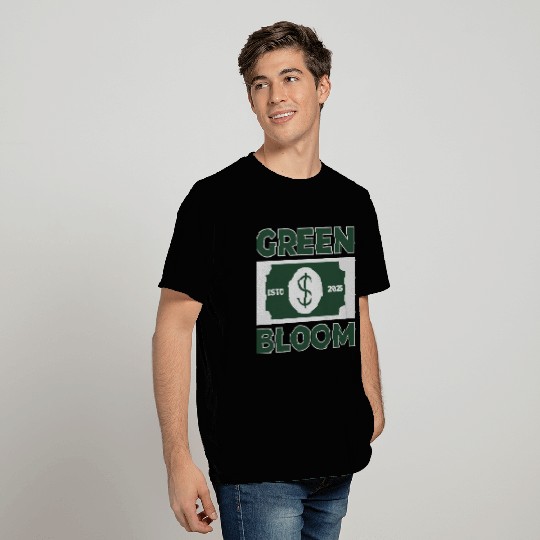 Green Bloom Money Rich T Shirts