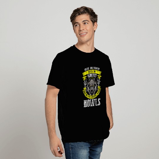 Wolf Dog Wild T Shirts