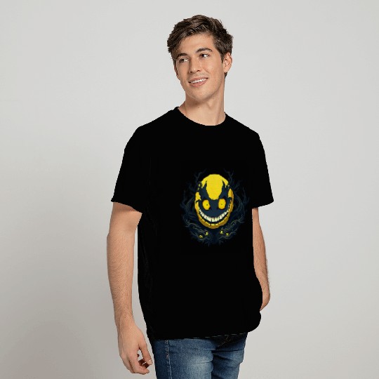 Bright yellow face with sinister twists. T Shirts