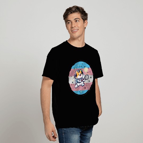 MMA: Meow Space with Trans Flag background T Shirts