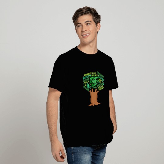 Happy Earth Day Tree For Earth Science Lover T Shirts