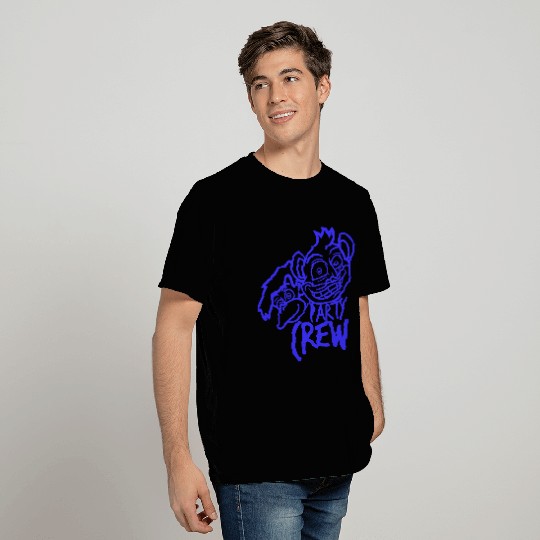 Monkey Chimpanzee Party Animals Crew Team Friends T Shirts
