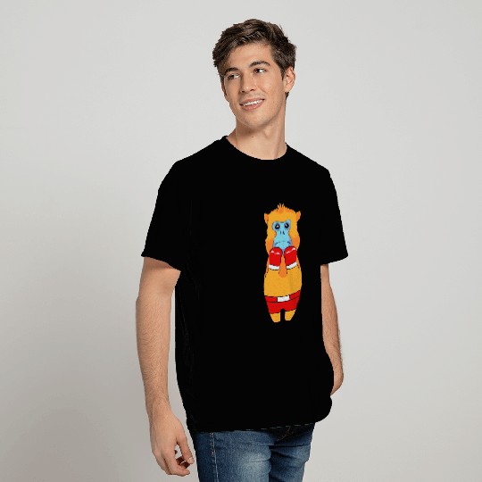 Funny Golden Snub Nosed Monkey Boxing T Shirts