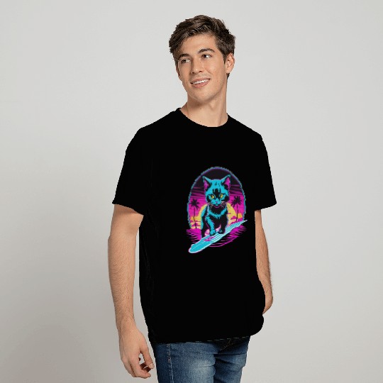 Kitty Surfer T Shirts