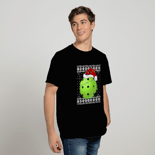 Pickleball Player Ugly Christmas T Shirts