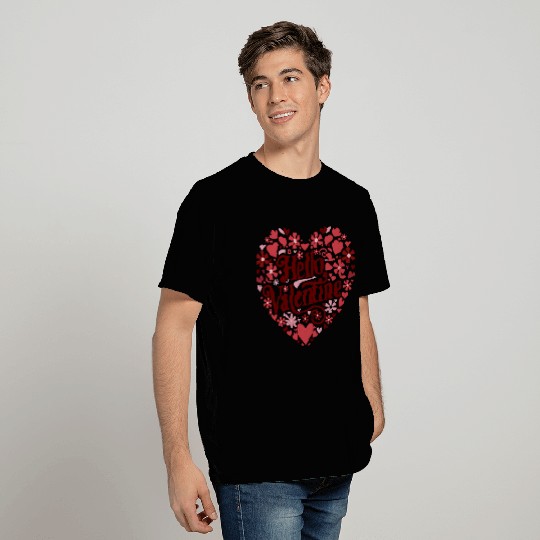 Hello Valentine Sublimation T Shirts