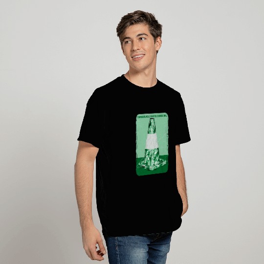 Camouflage green road cone T Shirts