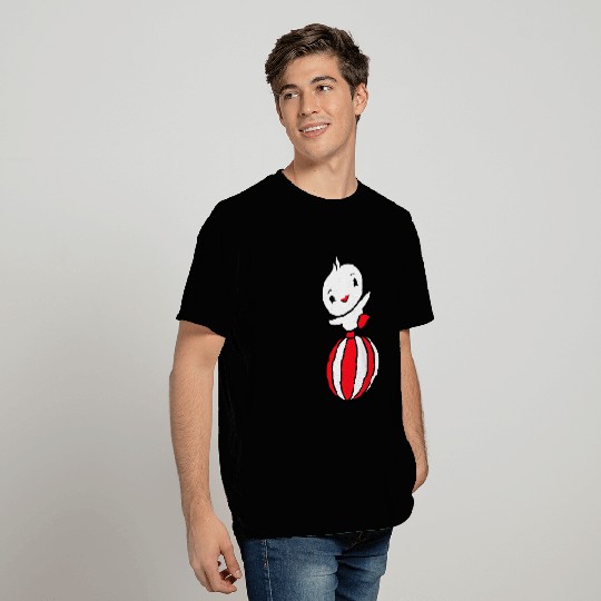 Duck Standing Balancing Ball Circus Trick Beach T Shirts