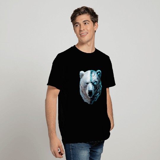 Cyborg Polar Bear T Shirts