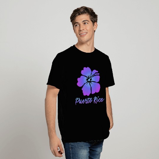 Puerto Rico Hibiscus T Shirts