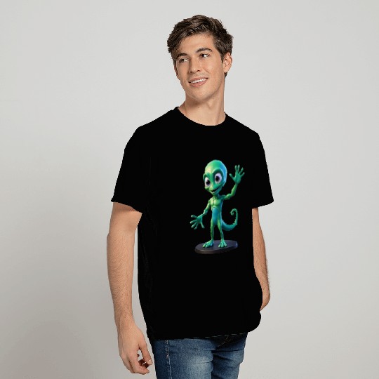 green alien T Shirts