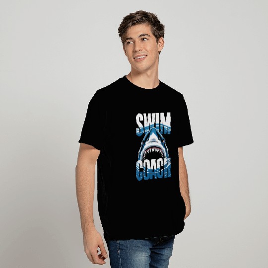 Swim Coach Shark T Shirts