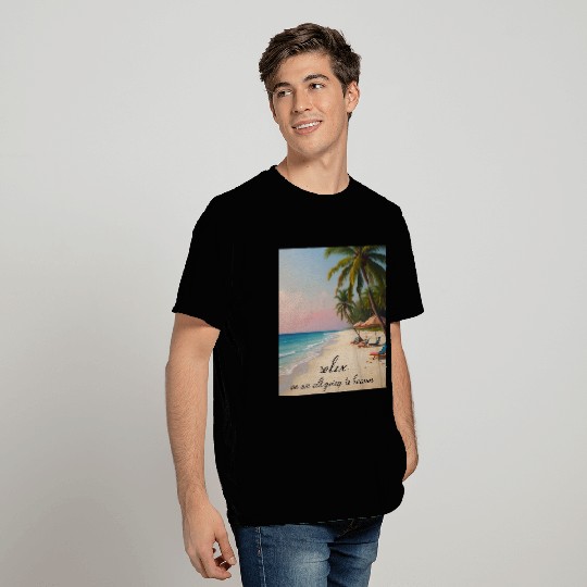 Serene Ocean Sunset T Shirts