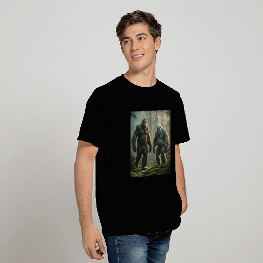 BIGFOOT AND YETI 6 T Shirts