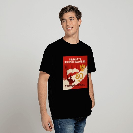 Indonesian Independence 80th Anniversary T Shirts