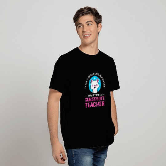 Substitute Teacher Cat Lover T Shirts