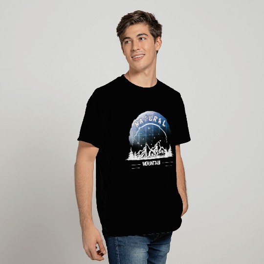 Natural Mountain Wilderness Design T Shirts