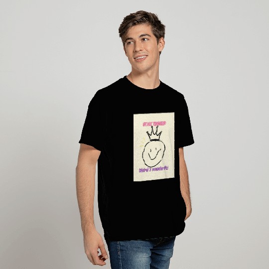 Whimsical Crown with Stay Weird Message T Shirts