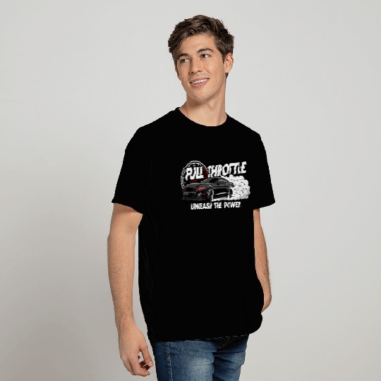 Full Throttle Muscle Car Design T Shirts