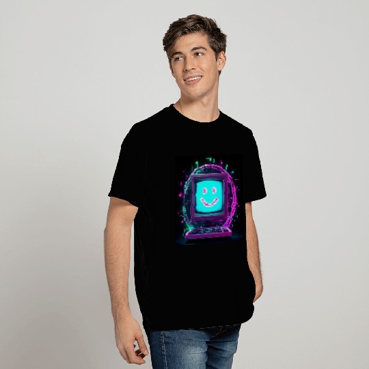 Retro Digital Computer Design T Shirts