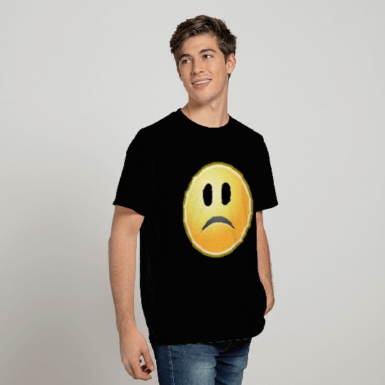 cartoon emoticons smiley face sad T Shirts