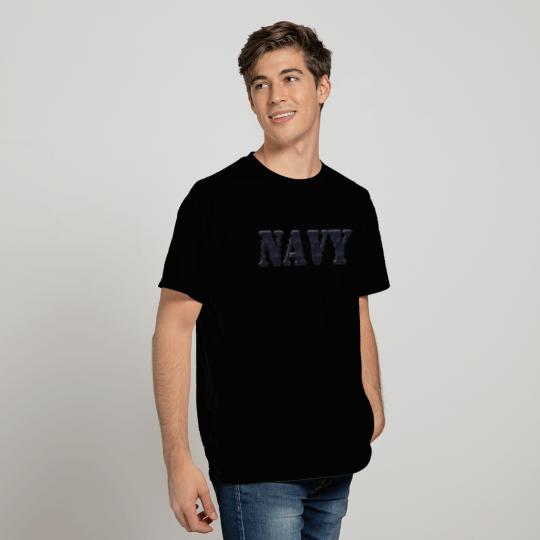 NAVY NIGHT CAMO 3D T Shirts