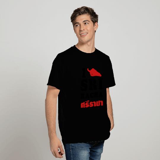 I Love (Chili) Sriracha T Shirts