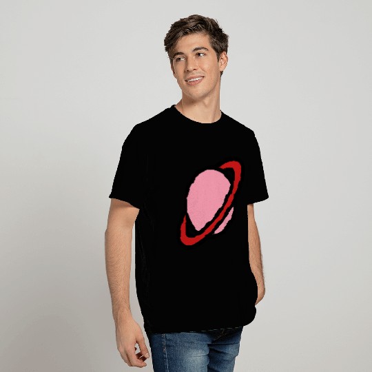 Saturn style Solar system planet with rings T Shirts