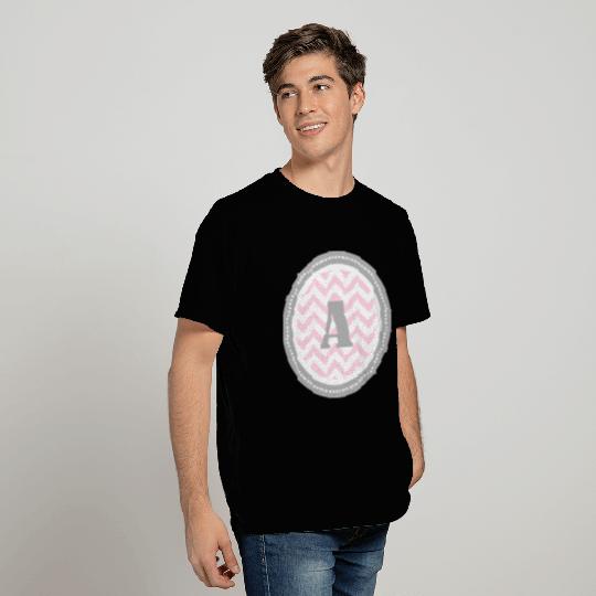 Pink Chevron A T Shirts