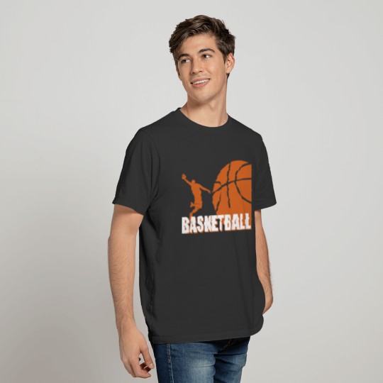 basketball player jumping T-shirt