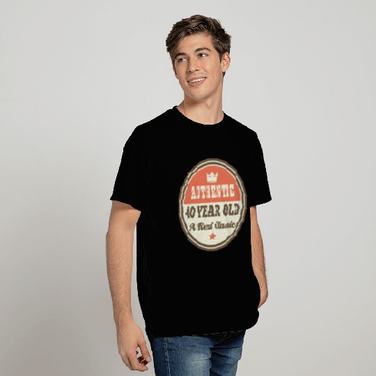 40th Birthday Funny Vintage Crown T Shirts