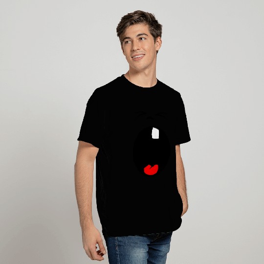 Yawning Smiley Face T Shirts
