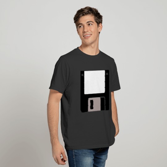 old three and a half diskette T-shirt