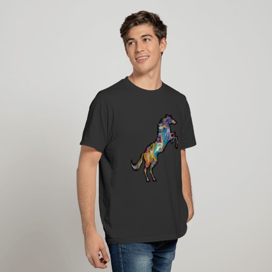 Chromatic Stylized Horse T-shirt