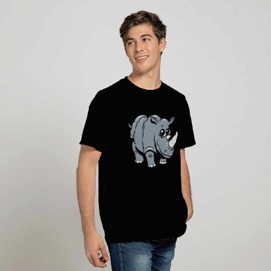 rhinoceros cute cute T Shirts