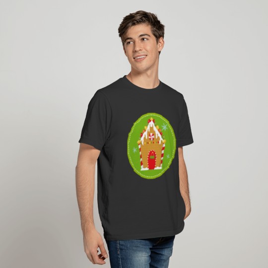 Christmas Gingerbread House T Shirts