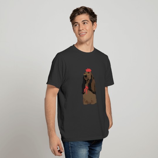 Emily The Artist Dachshund Dog for Dog Lovers T-shirt