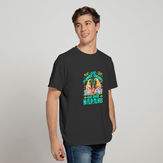 Funny Summer Birthday Gnome For Women Beach Birthd T-shirt