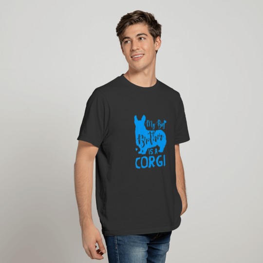 My Big Brother Is A Corgi Gift For Girl Boy Corgi T-shirt