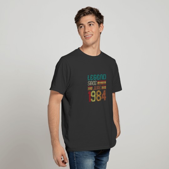 Legend Since June 1984 38Th Birthday Gifts 38 Year T-shirt