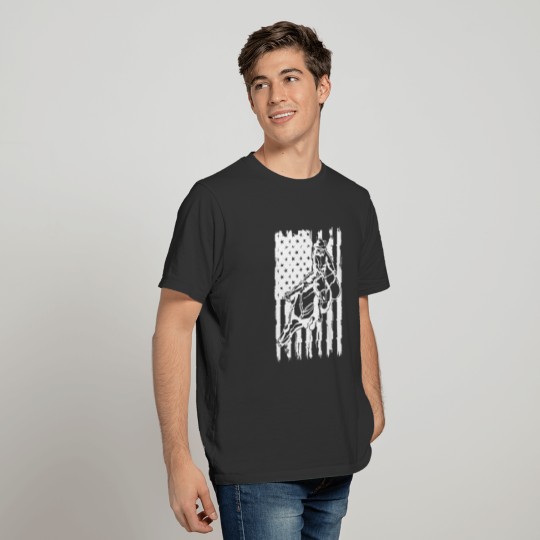 Independence Day - America Flag Barrel Racing T-shirt