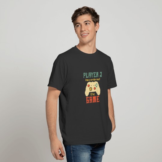 Vintage Player 2 Has Entered The Game T Video Game T-shirt
