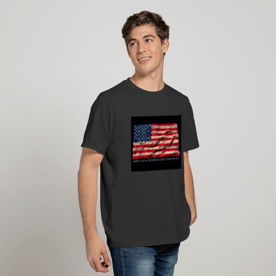 US Flag (fatigued) T-shirt