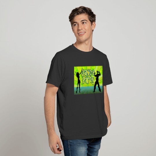 Dance Party, Neon Green/Black T-shirt