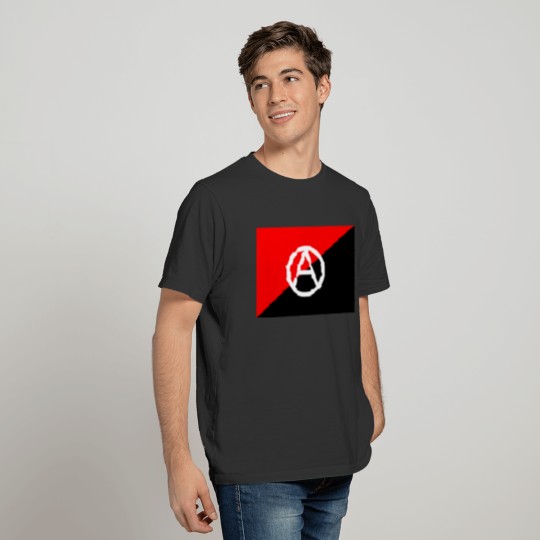 Anarchist With A Symbol2, Colombia flag T-shirt