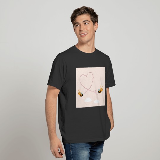 Wedding artistic  with Bees T-shirt