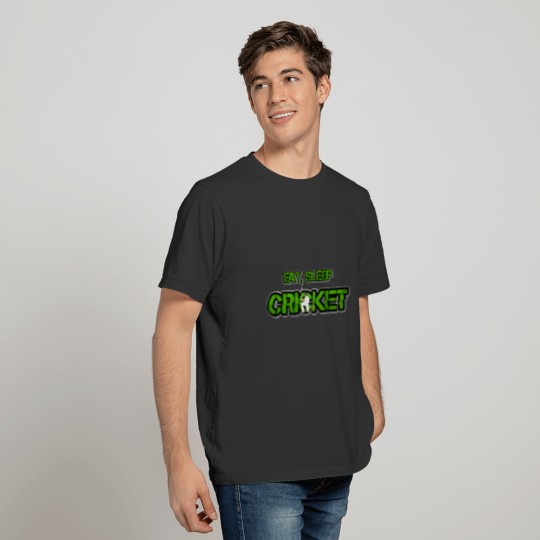 Eat Sleep Cricket T-shirt