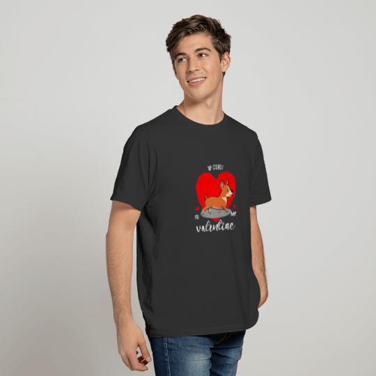 My Corgi Is My Valentine T-shirt