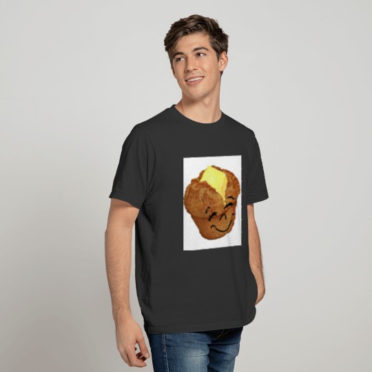 Retro Vintage Kitsch Food Happy Muffin T-shirt